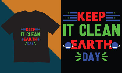 Earth Day T-Shirt Design.