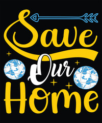 Earth Day Svg Design.