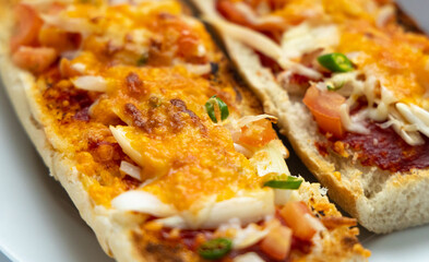 French bread Pizza, Vegetarian 