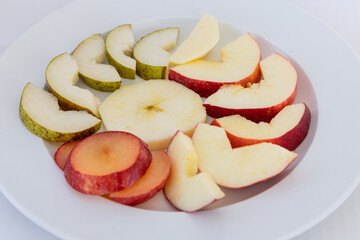 fruit salad on plate, Fresh Fruit