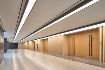 corridor in the office