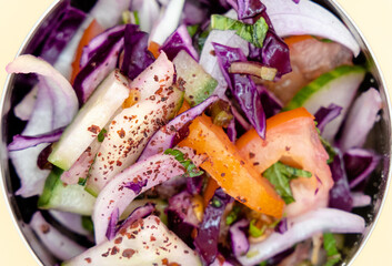 Healthy Salad, Vegetarian, Mediterranean salad