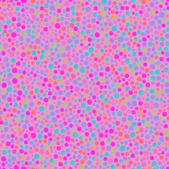 Abstract seamless background with dots, pattern with a pastel color palette, generative ai