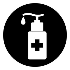 Sanitizer Symbol Sign ,Vector Illustration, Isolate On White Background Label. EPS10