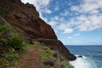 Fototapeta na wymiar Portugal - Madeira - São Jorge - Küstenweg