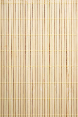 Close-up of a bamboo mat