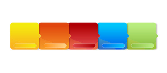 Infographic flow chart template with  icons and button.options and steps