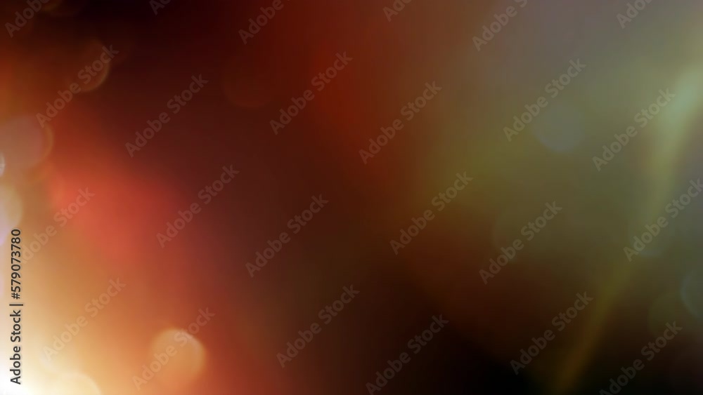 Wall mural abstract loop colorful light leak shine animation background for screen project overlay. 4k seamless