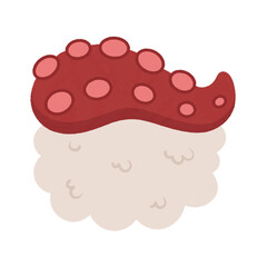 Kawaii sushi rolls sashimi