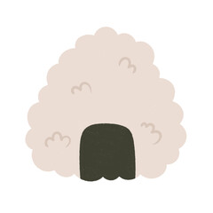 Onigiri japan food icon.