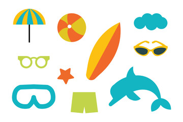 Summer Designs Flat Vector Icon