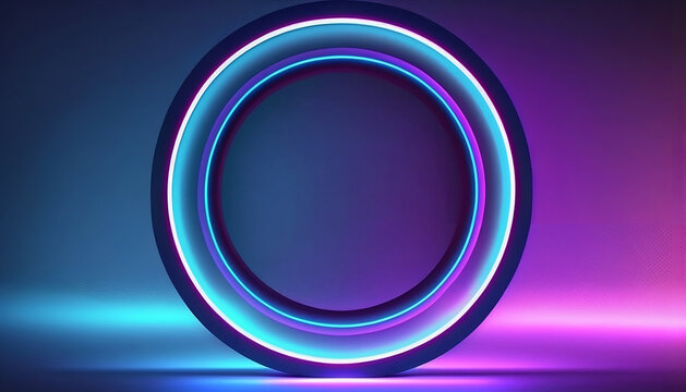 cercle n&eacute;on, lumi&egrave;re