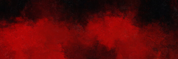 Horror red black paranormal background, apocalyptic scene background, mysterious power dangerous backdrop with burn movement creepy effect season Halloween or warm Christmas red design	