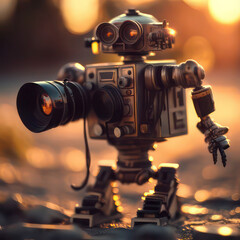 Robot with camera