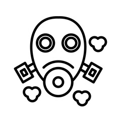 Gas Mask Icon Design