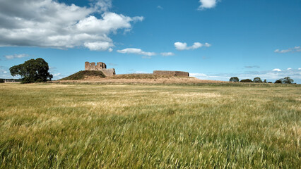 Historic Ruins of Duffus Castle, Moray, Scotland