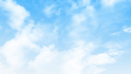 Naklejka na ściany i meble The vast blue sky and clouds sky. White clouds in blue sky.