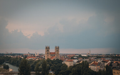 Cityscape of Munich, Bavaria, Germany