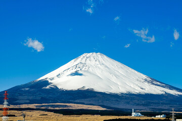 Fuji in Winter Mountain