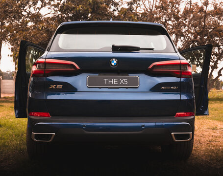 Lima, Peru; November 2021: BMW X5 Luxury Suv, German Car.