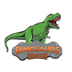 Vektor Trex Dinosaurus