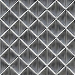 A minimalist abstract pattern of thin, straight lines in shades of gray and white. Generative AI