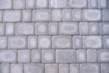 path gray cobblestone background texture