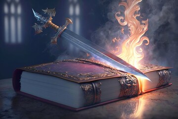 The Bible Word of God Sword of Fire the Gospel of Salvation