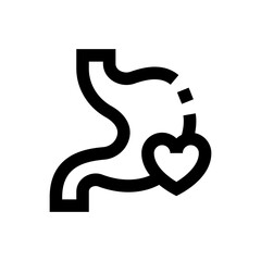 stomach line icon