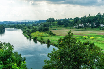 Vistula river in Poland.