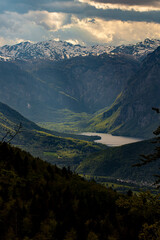 Fototapeta premium Beautiful Bohinj lake in Slovenia 