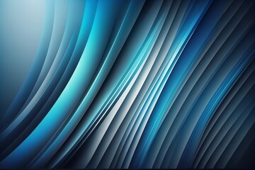 Obraz premium The Perfect Touch of Sophistication: Gradient Dynamic Blue Lines Background - Generative AI