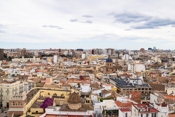 Obraz premium Aerial view of the city of Valencia. Valencia - Spain