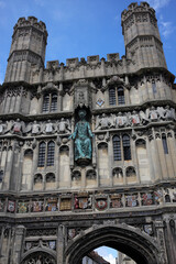 Obraz premium Christchurch Gate - Entrance to the Cathedral - Canterbury - England - UK