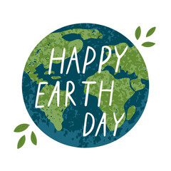 Vector Colorful International Mother Earth Day Greeting Card