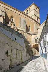 Fototapeta na wymiar Historic building in Alhama de Granada in Andalucia, Spain 