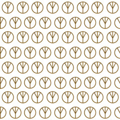 Set of hippie vintage peace symbols. Retro 1960s, 60s, 70s. seamless pattern