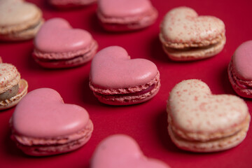Macarons in Reihe