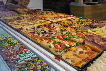 Italian food with with vegetables