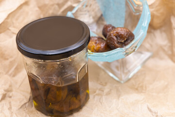 Figs - Healthy Breakfast Olive oil and figs