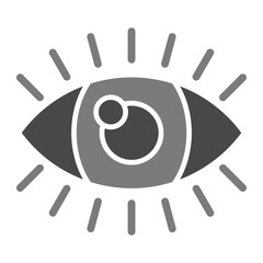 Fototapeta premium View Greyscale Glyph Icon