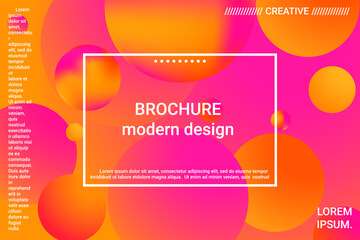 Obraz premium Abstract geometric texture. 3d ball shape gradients for decoration design.