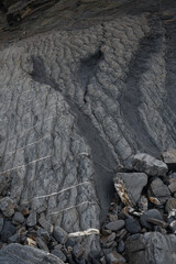 Slate at Cancleave Strand North Cornish Coast