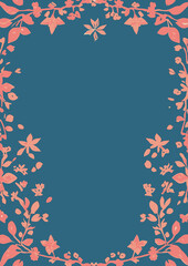 Set of backgrounds for the text Spring Festival cherry blossom, frame of stylized flowers. Set of backgrounds for women's day March 8.