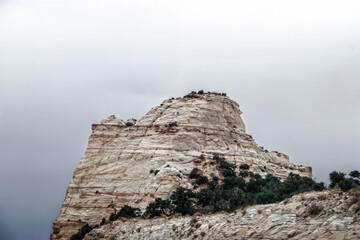Fototapeta premium Ghost Mountian or Rock West located in Utah USA Interstate 70 in San Rafael Swell