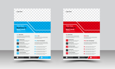 
Creative Corporate & Business Flyer Brochure Template Design.
