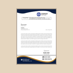 Creating a Simple and Clean A4 Corporate Business Letterhead with Vector Design and Bleed