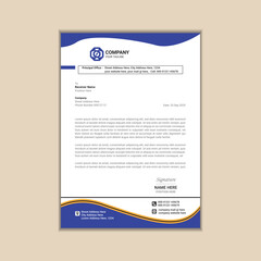 Creating a Simple and Clean A4 Corporate Business Letterhead with Vector Design and Bleed