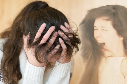 Tourette syndrome concept. TS is a condition that causes a person to make involuntary sounds and movements called tics.