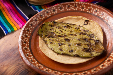 Roasted Nopal. The nopal is a cactus plant, a very popular ingredient in Mexican cuisine, very...